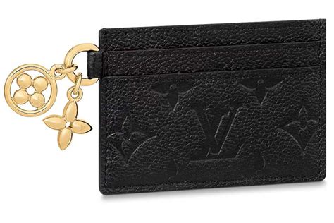 louis vuitton pasjeshouder zwart|Louis Vuitton charms card holder.